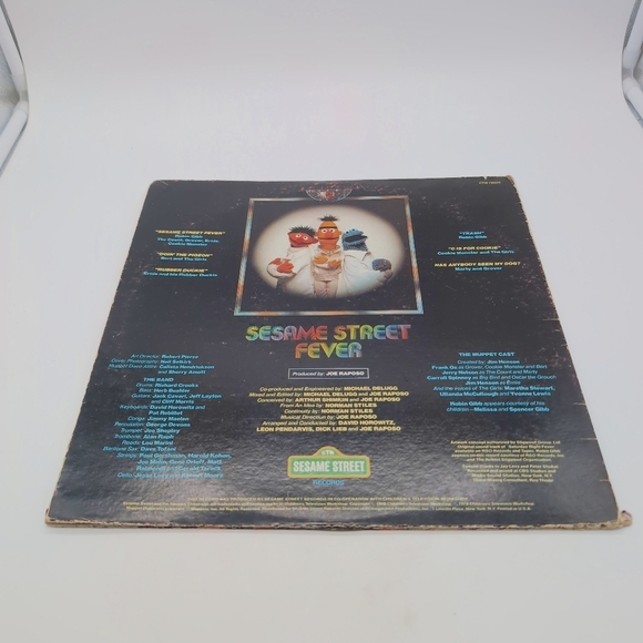 Sesame Street Fever Vinyl Record Saturday Night Fever Parody Robin Gibb - Picture 3 of 6